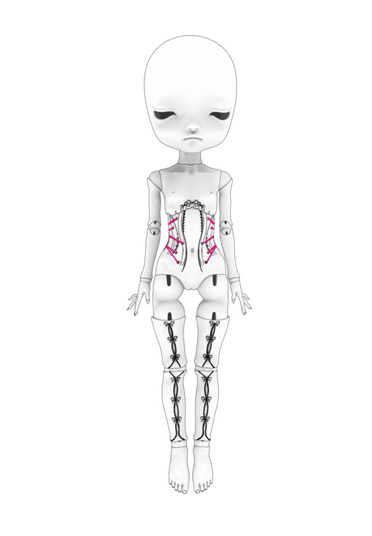 ʚɞ ⁺ Roe2me Dolly Blank Doll Mold 02