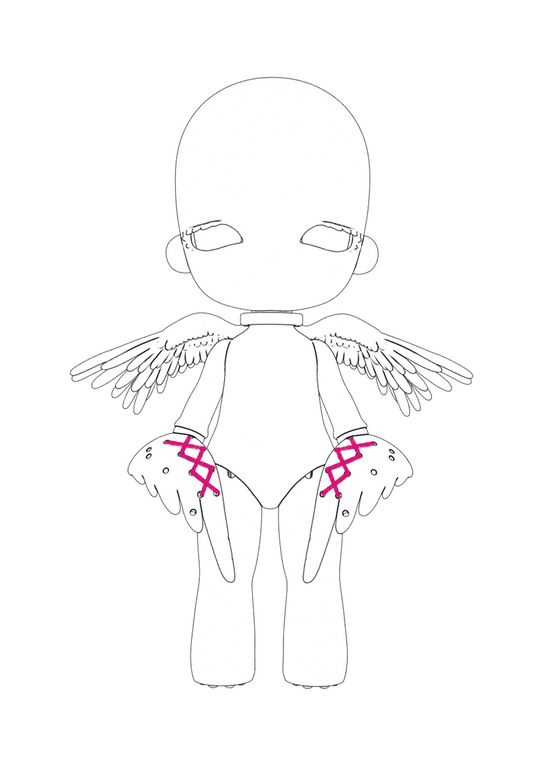 ʚɞ ⁺ Roe2me Dolly Blank Wings in Heaven