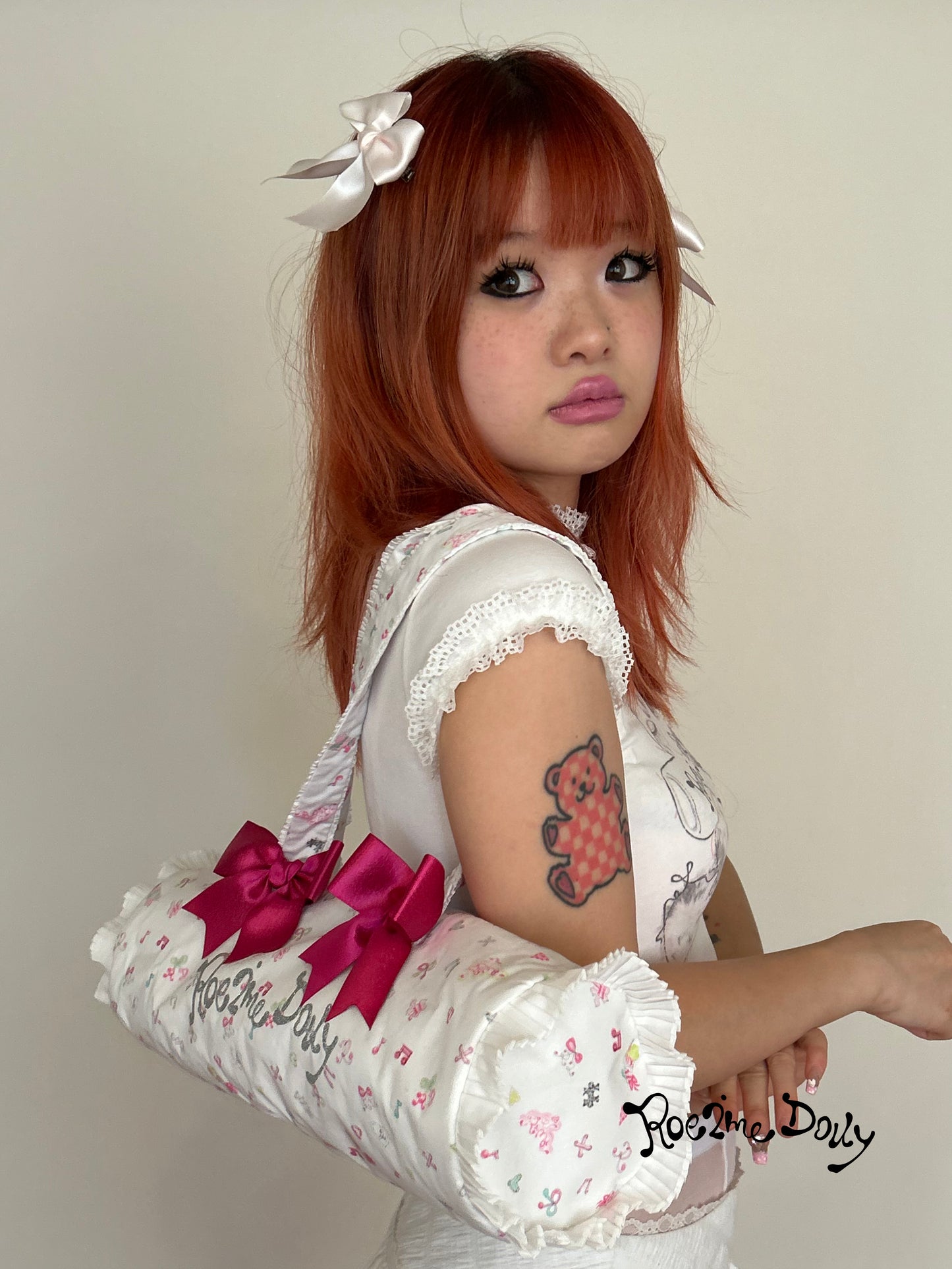 ♡₊˚Roe2me Dolly Bolster Pillow Shoulder Doll Bag - Roe2me Dolly