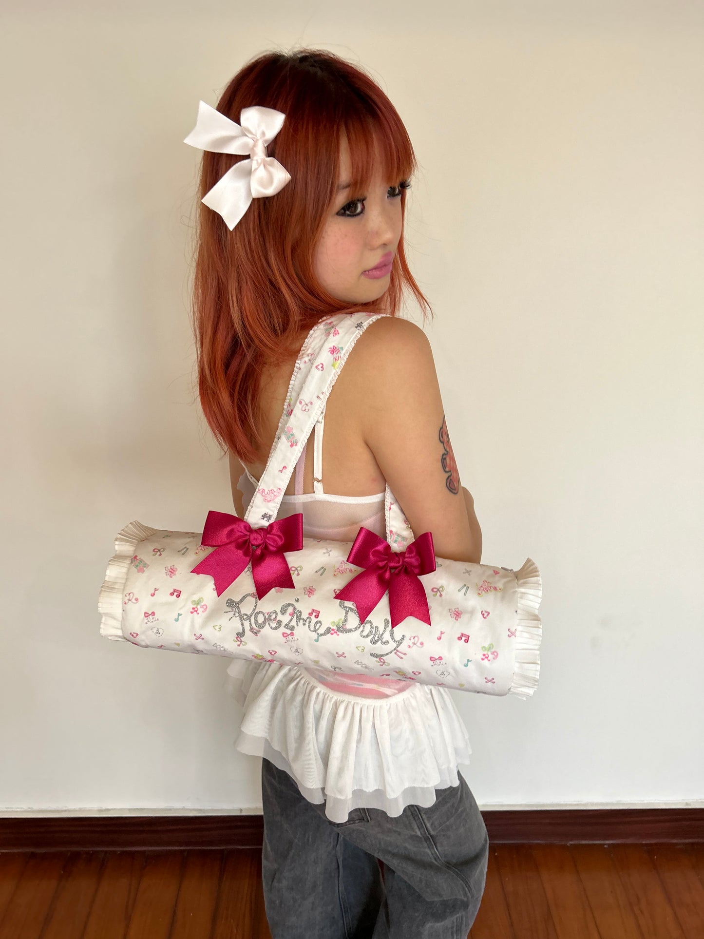 ♡₊˚Roe2me Dolly Bolster Pillow Shoulder Doll Bag - Roe2me Dolly