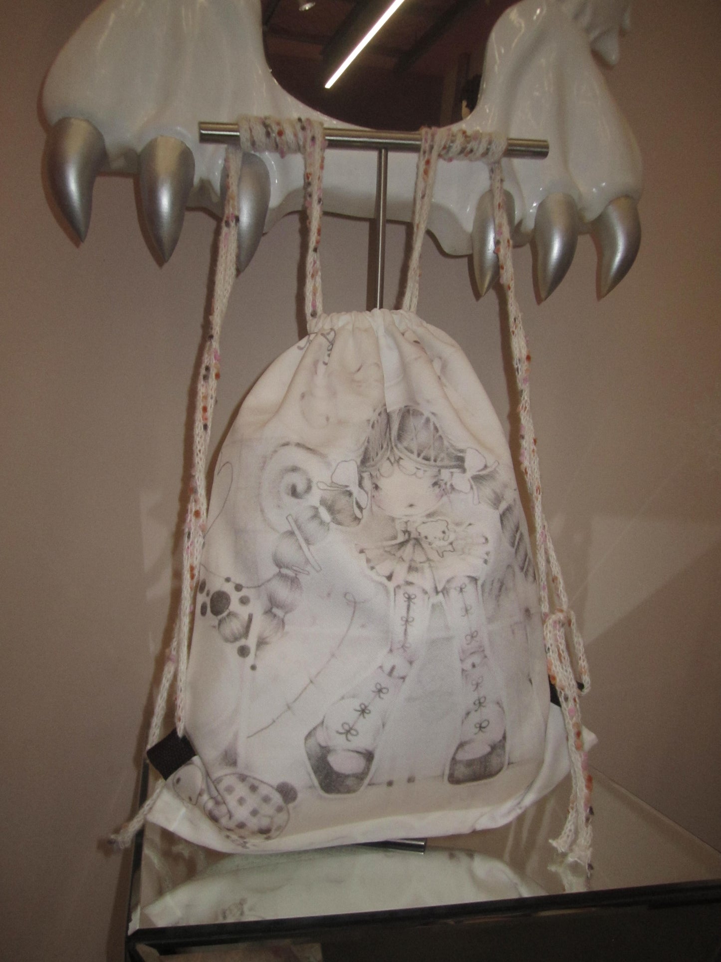 ♡₊˚Roe2me Dolly Printed Drawstring Bag - Roe2me Dolly