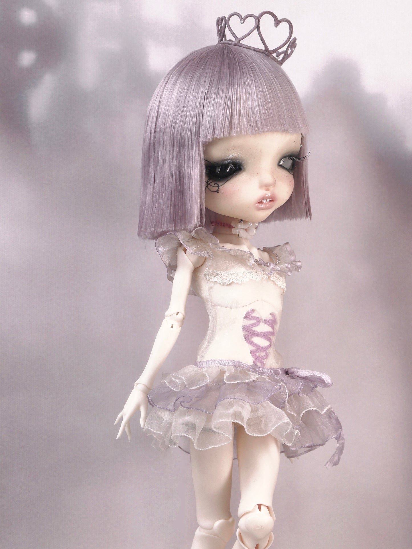 ʚɞ ⁺ Roe2me Dolly 'Lavender Lullaby' Organza Princess Dress Set