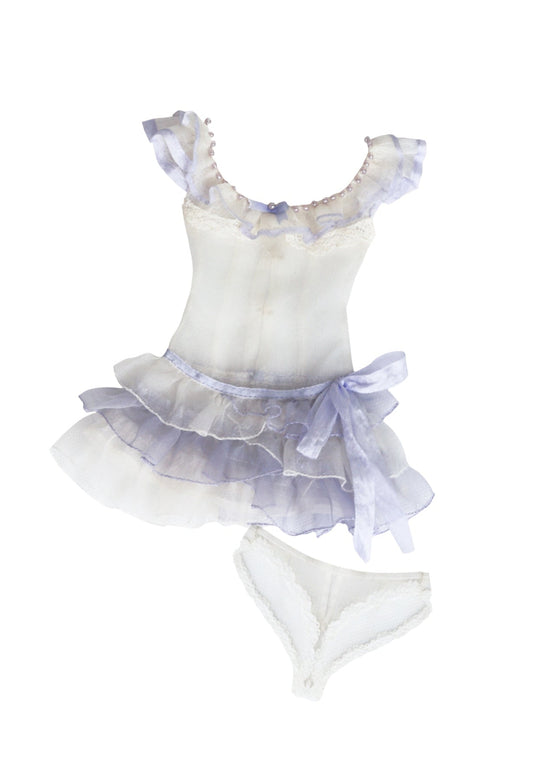 ʚɞ ⁺ Roe2me Dolly 'Lavender Lullaby' Organza Princess Dress Set