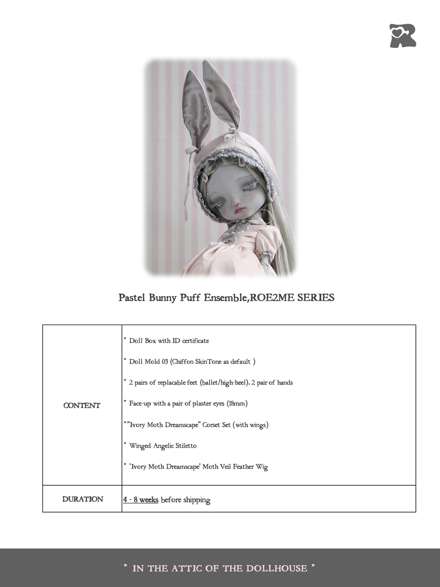 ʚɞ ⁺ Fullsets-Pastel Bunny Puff Ensemble