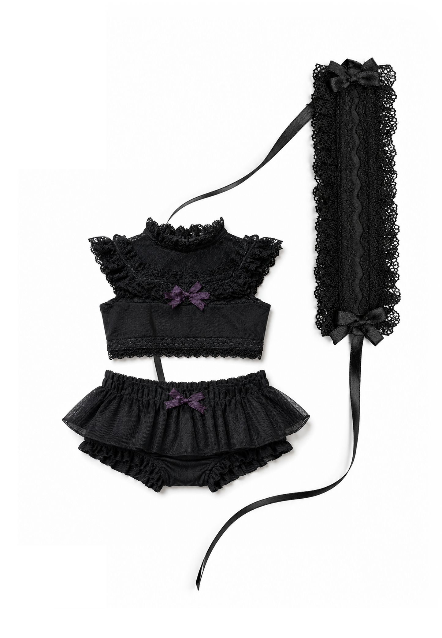 ʚɞ ⁺ Gothic Doll Puff Set
