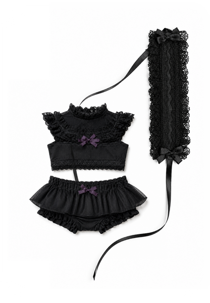 ʚɞ ⁺ Gothic Doll Puff Set