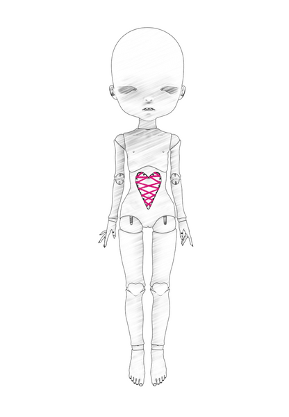 ʚɞ ⁺ Roe2me Dolly Blank Doll Mold 03
