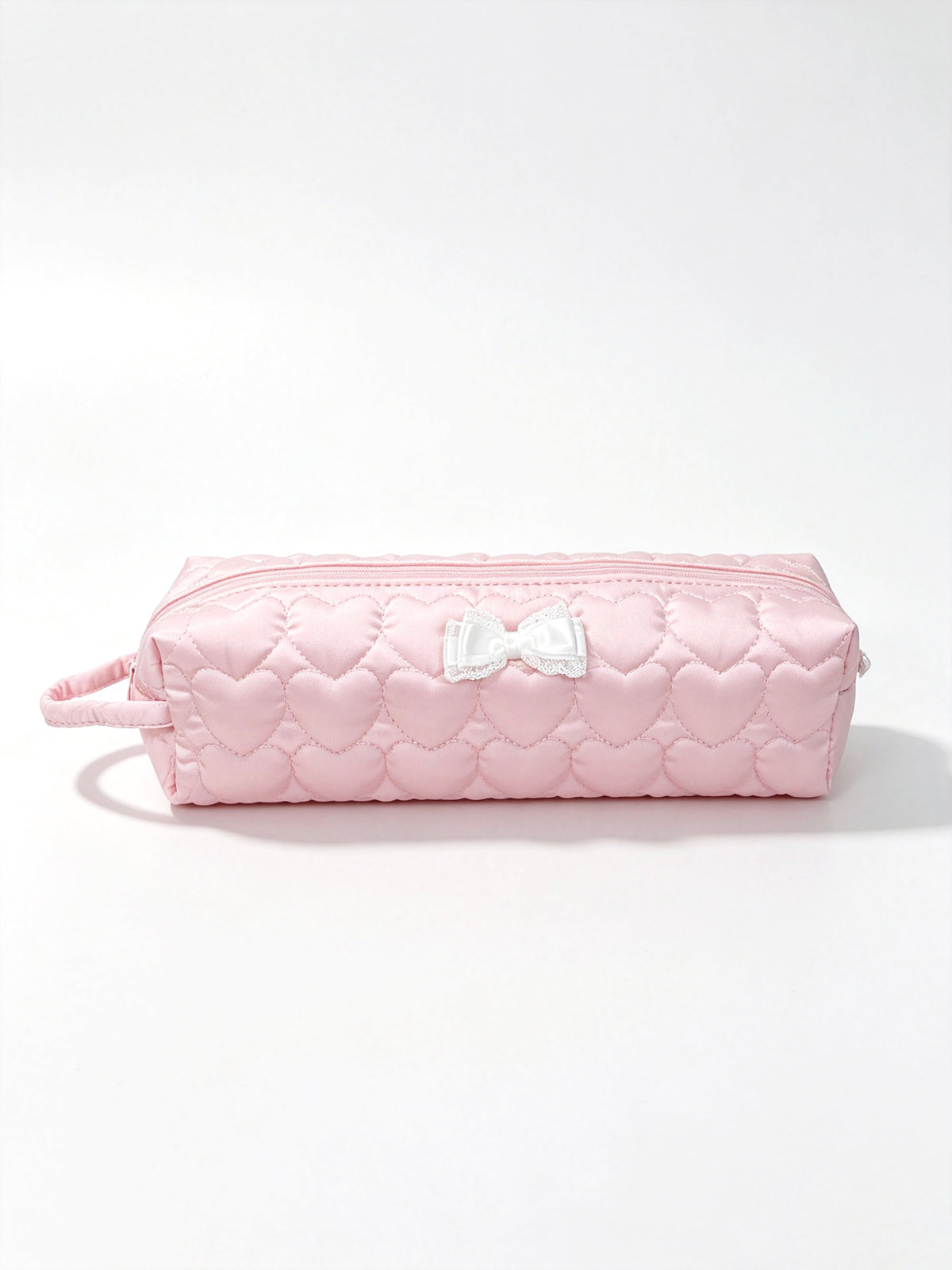 ♡₊˚Roe2me Dolly Heart Embroidered Padded Silk Doll Bag