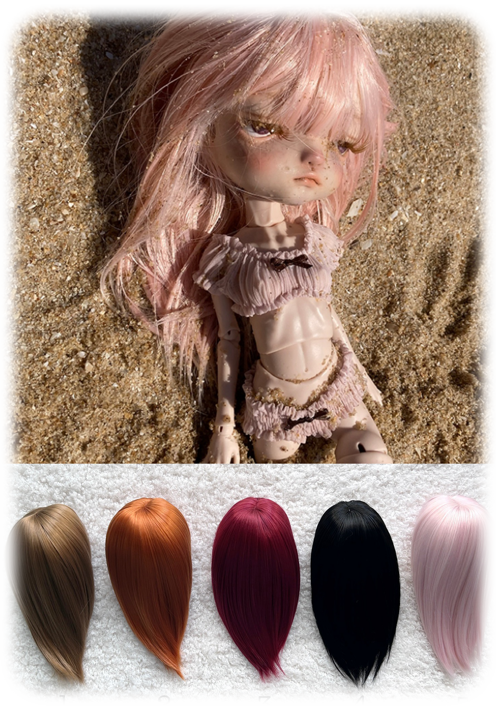 ʚɞ ⁺ Straight Fiber Wig 01 - Roe2me Dolly