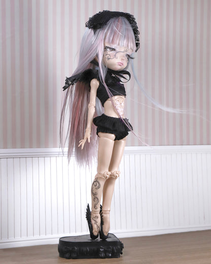 ʚɞ ⁺ Gothic Doll Puff Set