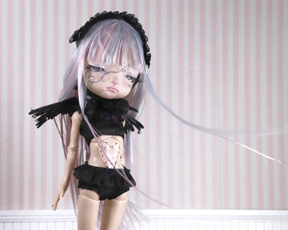 ʚɞ ⁺ Gothic Doll Puff Set