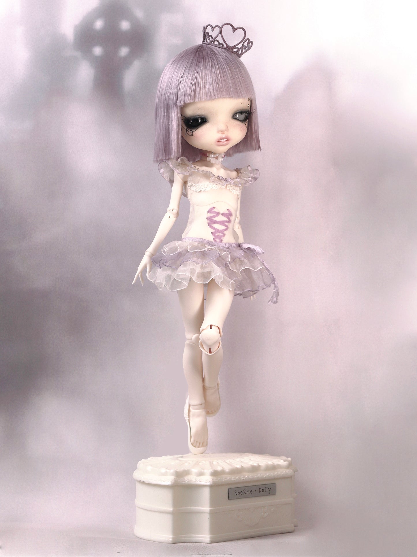 ʚɞ ⁺ Roe2me Dolly 'Lavender Lullaby' Organza Princess Dress Set