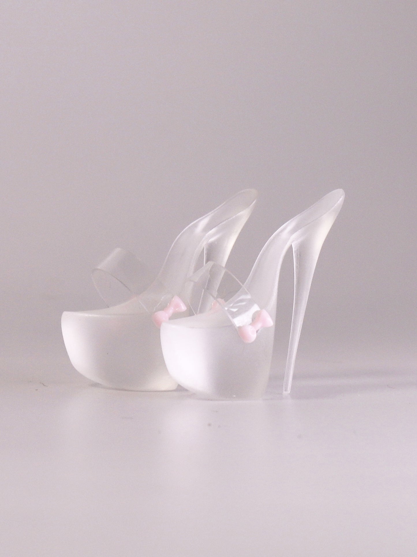 ʚɞ ⁺ Lucid Transparent Pole Dance Heels
