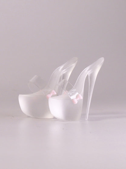 ʚɞ ⁺ Lucid Transparent Pole Dance Heels