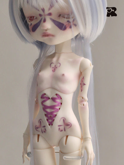 ʚɞ ⁺ OOAK-Roe2me Dolly x A1jewel Tattooed Windmill Heart