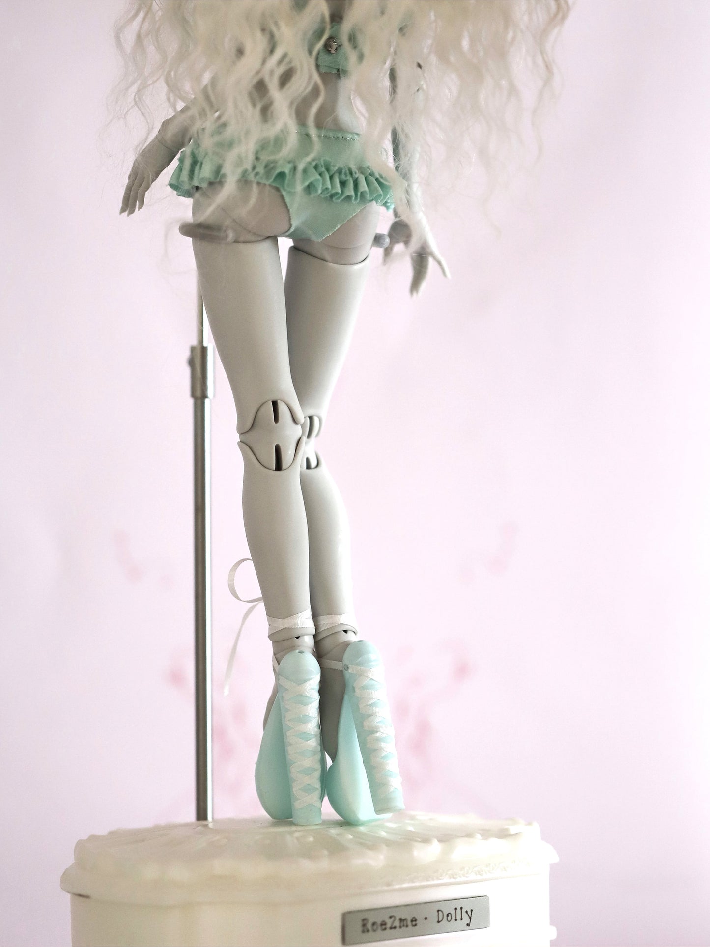 ʚɞ ⁺ “Echoes of the Sea"Ruffle-Detail Satin Bikini Set - Roe2me Dolly