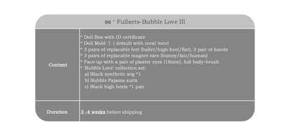 ʚɞ ⁺ Fullsets-Bubble Love III