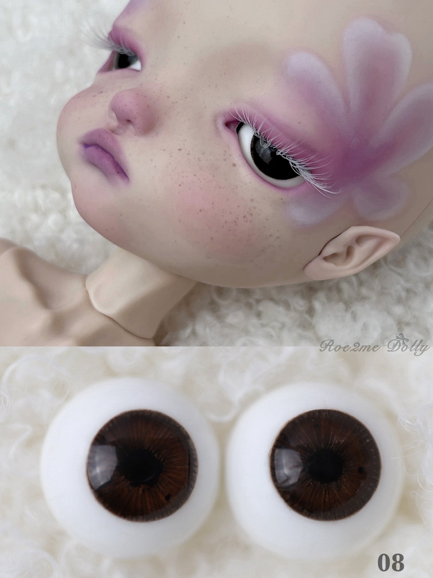 ♡₊˚BJD 18mm Plaster Replaceable Eyes by Roe2me Dolly - Roe2me Dolly