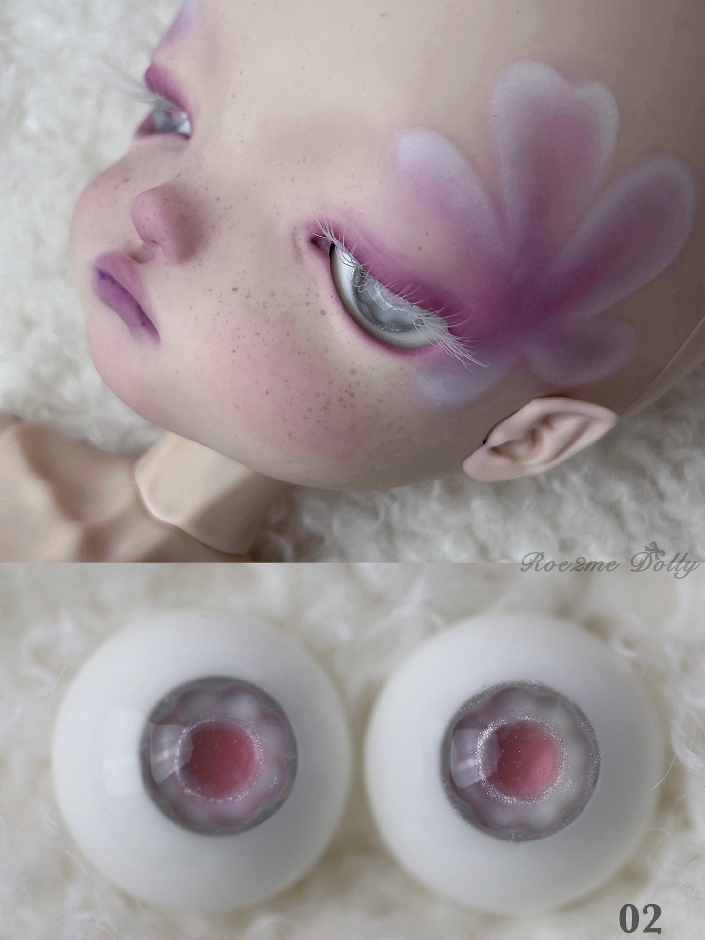 ♡₊˚BJD 18mm Plaster Replaceable Eyes by Roe2me Dolly - Roe2me Dolly