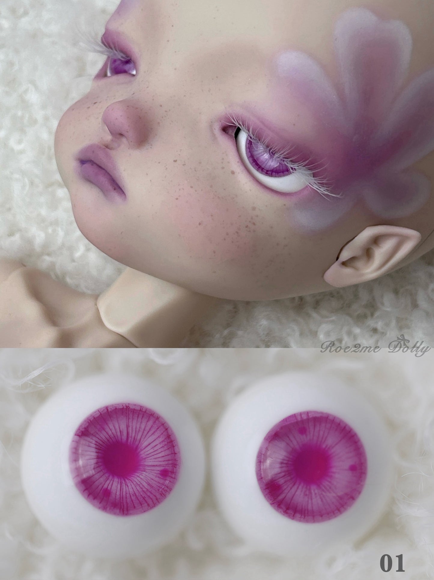 ♡₊˚BJD 18mm Plaster Replaceable Eyes by Roe2me Dolly - Roe2me Dolly