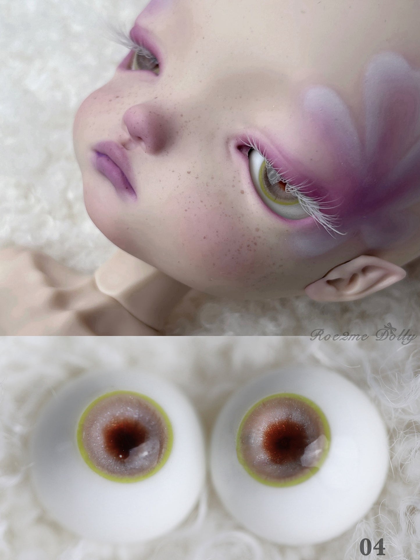 ♡₊˚BJD 18mm Plaster Replaceable Eyes by Roe2me Dolly - Roe2me Dolly