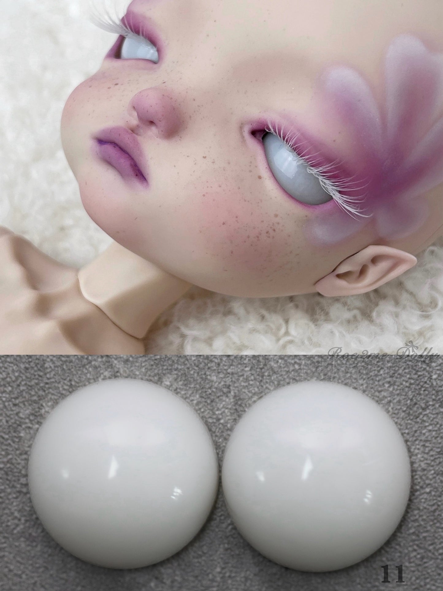 ♡₊˚BJD 18mm Plaster Replaceable Eyes by Roe2me Dolly - Roe2me Dolly