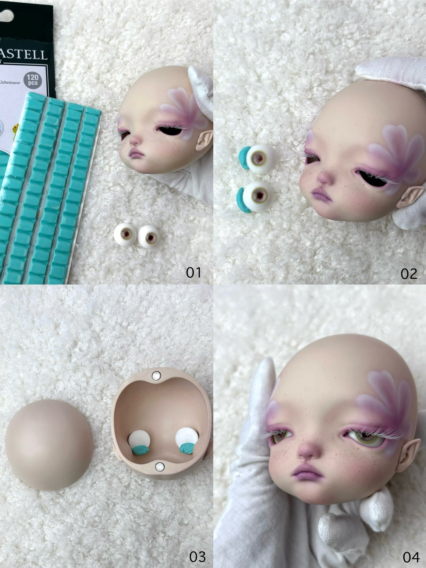 ♡₊˚BJD 18mm Plaster Replaceable Eyes by Roe2me Dolly - Roe2me Dolly