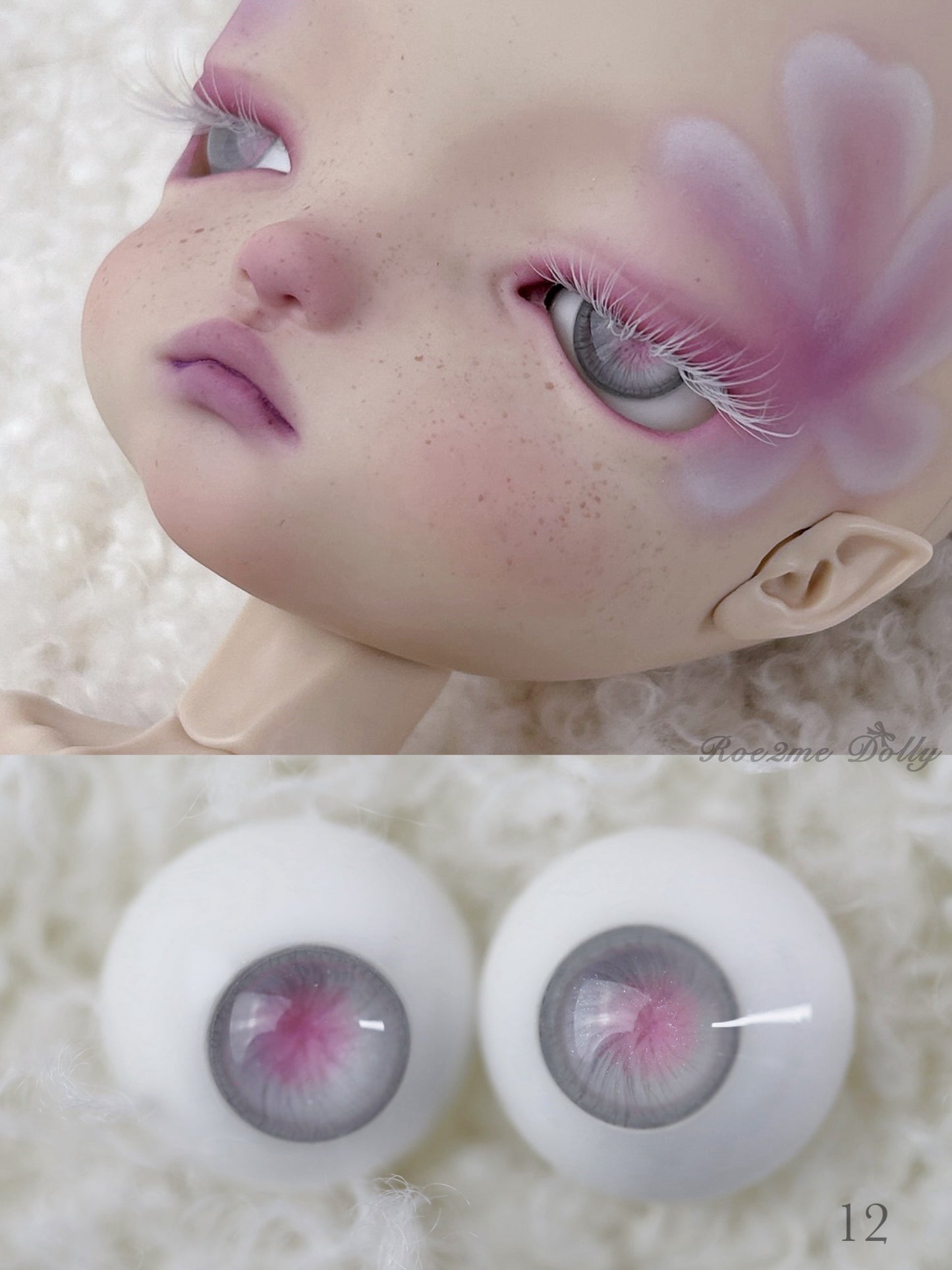 ♡₊˚BJD 18mm Plaster Replaceable Eyes by Roe2me Dolly - Roe2me Dolly