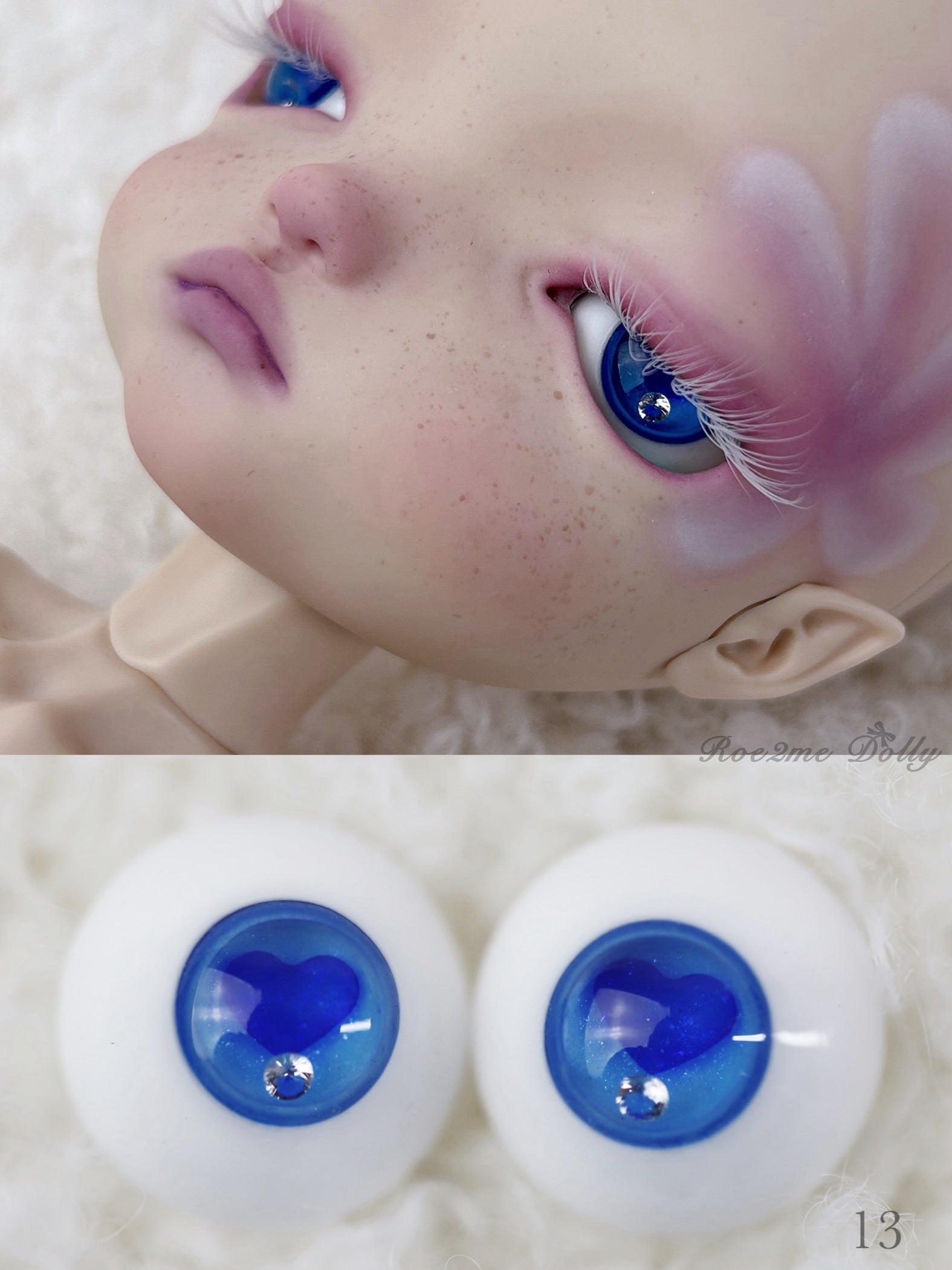 ♡₊˚BJD 18mm Plaster Replaceable Eyes by Roe2me Dolly - Roe2me Dolly