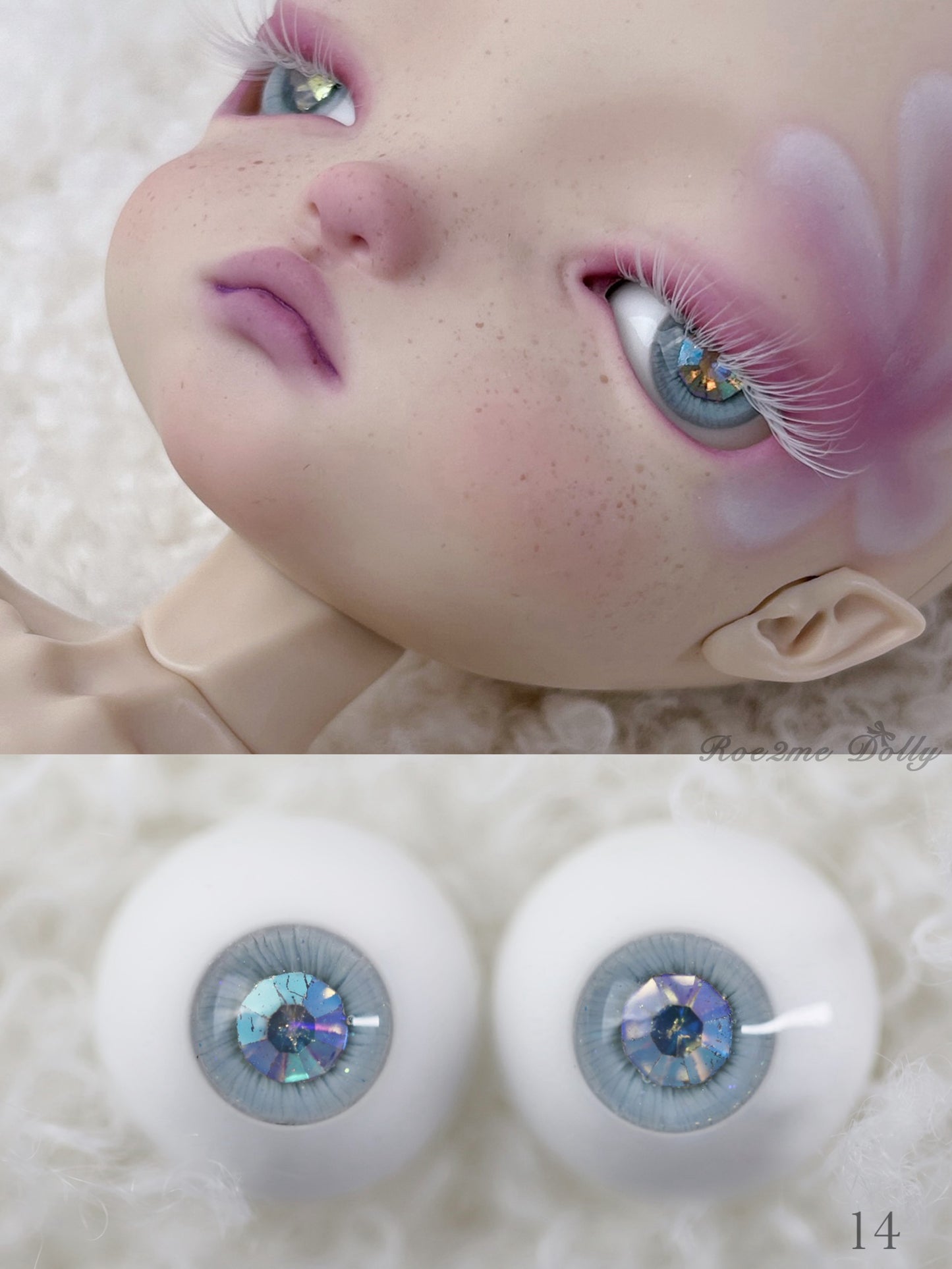 ♡₊˚BJD 18mm Plaster Replaceable Eyes by Roe2me Dolly - Roe2me Dolly