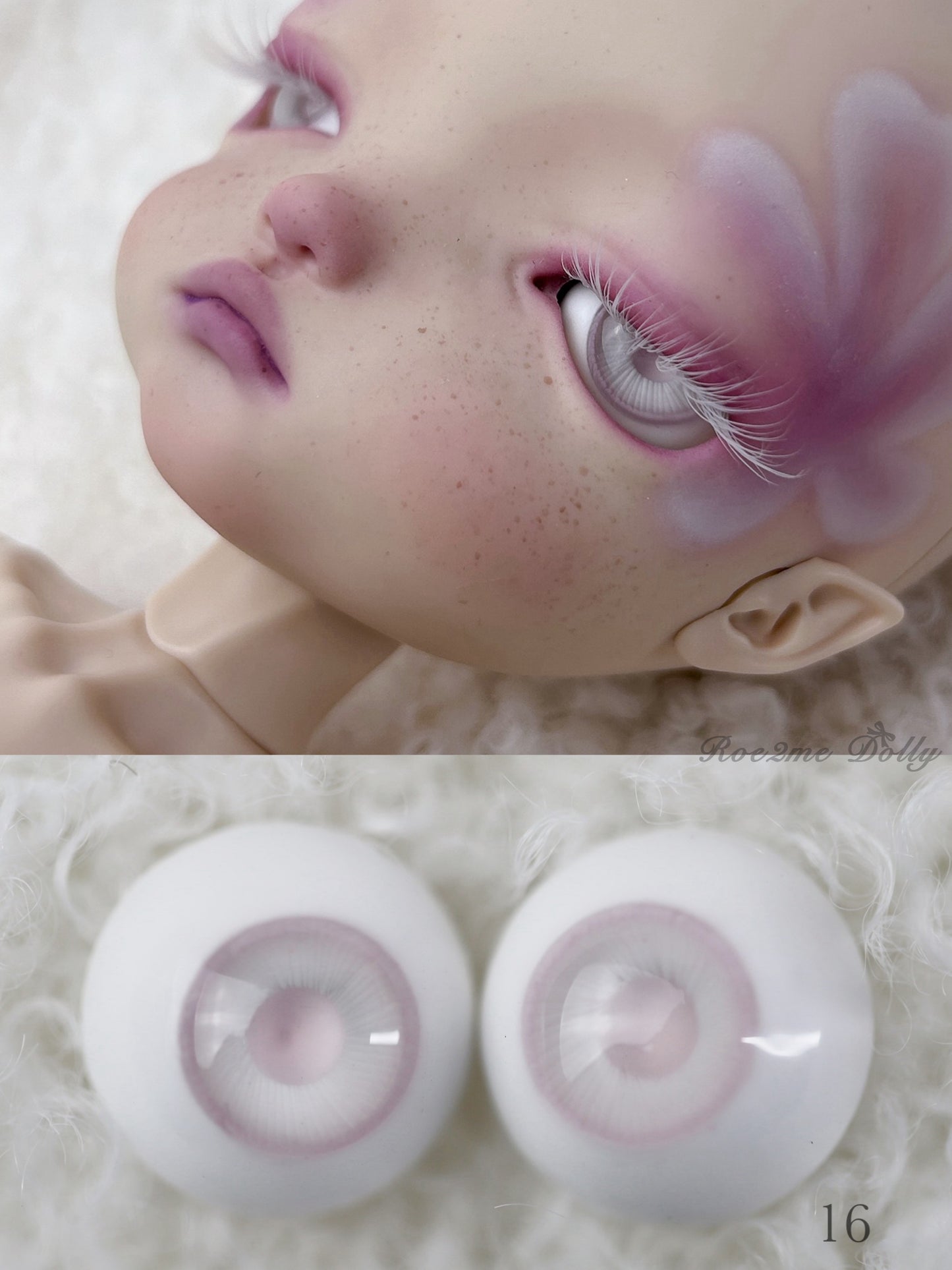 ♡₊˚BJD 18mm Plaster Replaceable Eyes by Roe2me Dolly - Roe2me Dolly