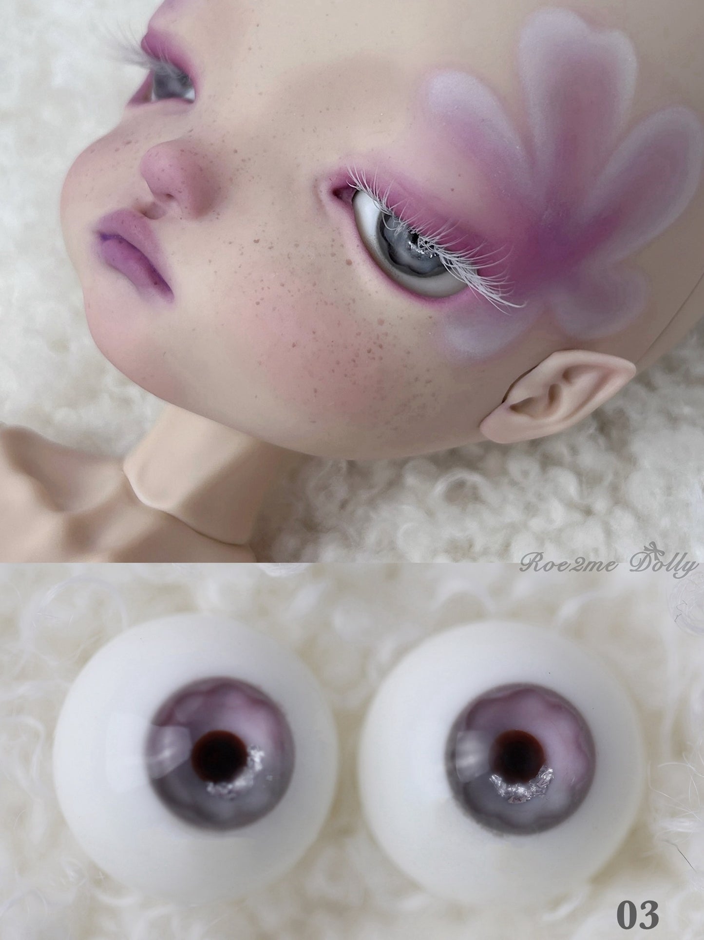 ♡₊˚BJD 18mm Plaster Replaceable Eyes by Roe2me Dolly - Roe2me Dolly