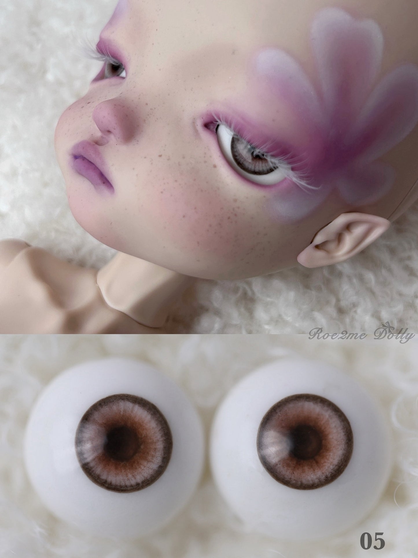 ♡₊˚BJD 18mm Plaster Replaceable Eyes by Roe2me Dolly - Roe2me Dolly