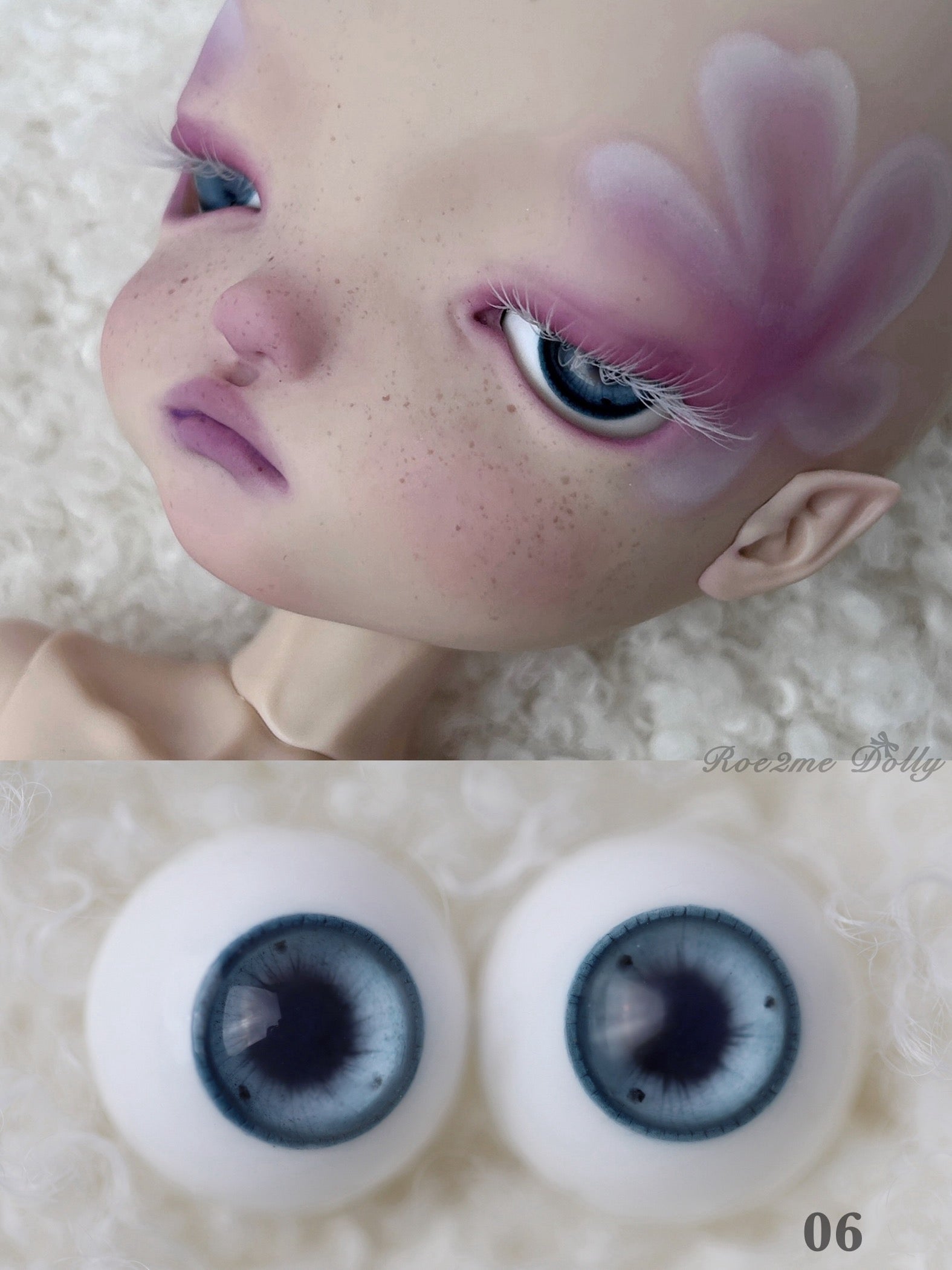 ♡₊˚BJD 18mm Plaster Replaceable Eyes by Roe2me Dolly - Roe2me Dolly