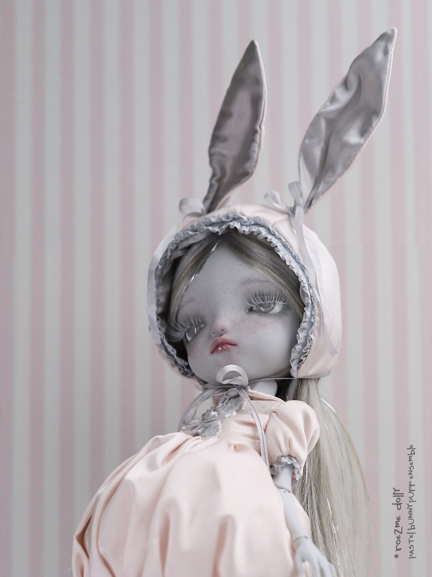 ʚɞ ⁺ “Pastel Bunny” Puff Dress set