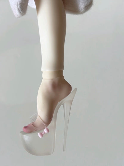 ʚɞ ⁺ Lucid Transparent Pole Dance Heels