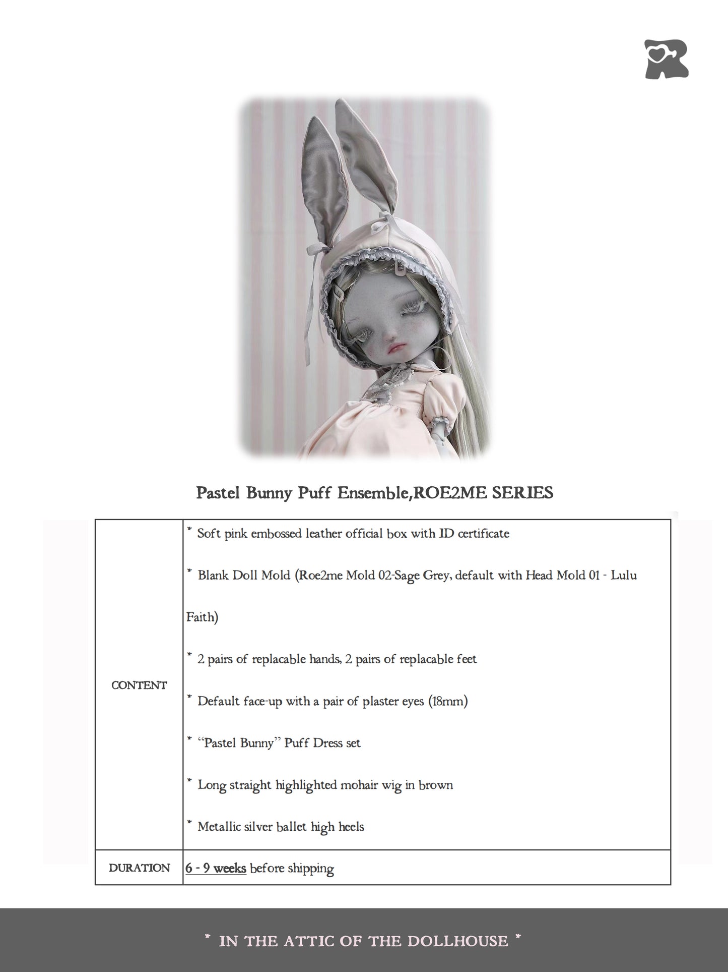 ʚɞ ⁺ Fullsets-Pastel Bunny Puff Ensemble