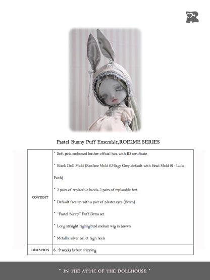 ʚɞ ⁺ Fullsets-Pastel Bunny Puff Ensemble