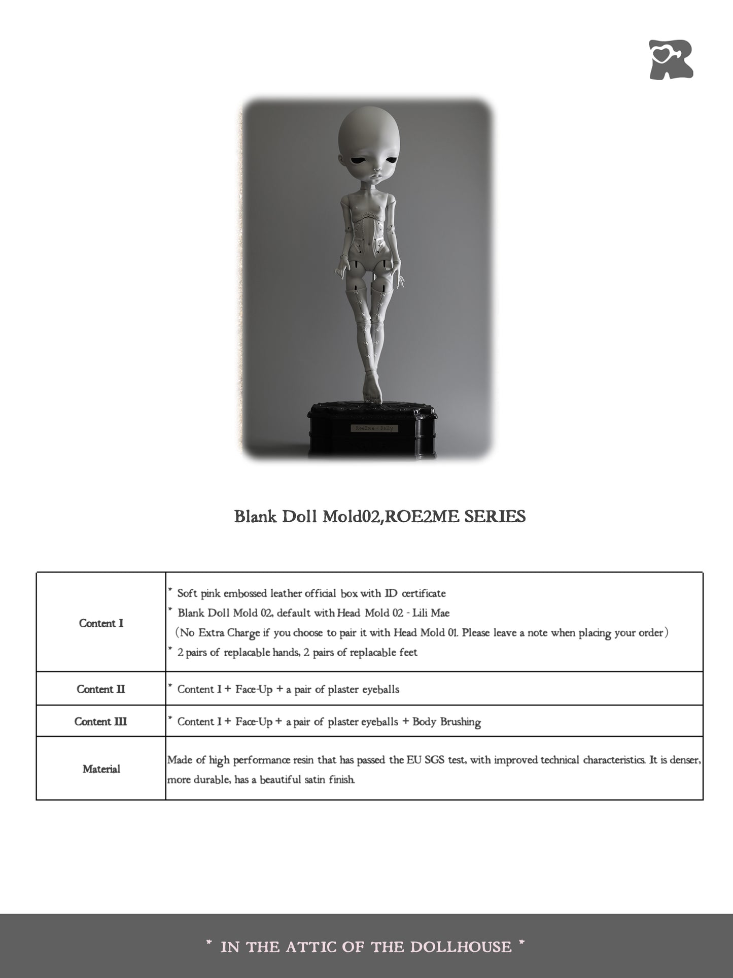 ʚɞ ⁺ Roe2me Dolly Blank Doll Mold 02