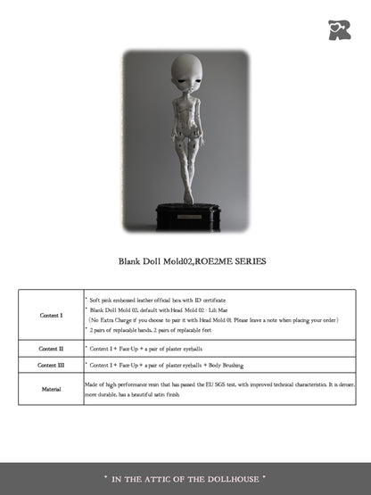 ʚɞ ⁺ Roe2me Dolly Blank Doll Mold 02