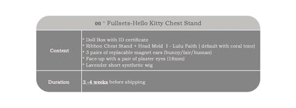 ʚɞ ⁺ Fullsets - Hello Kitty Chest Stand - Roe2me Dolly