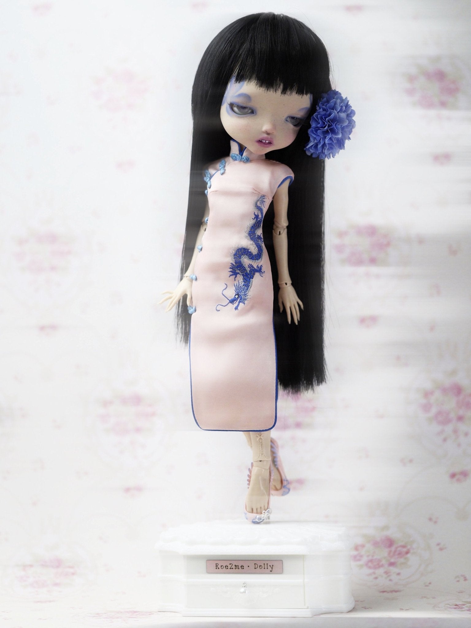 ʚɞ ⁺ "Lunar CNY Limited Edition" 100% Handmade Gragon QiPao - Roe2me Dolly