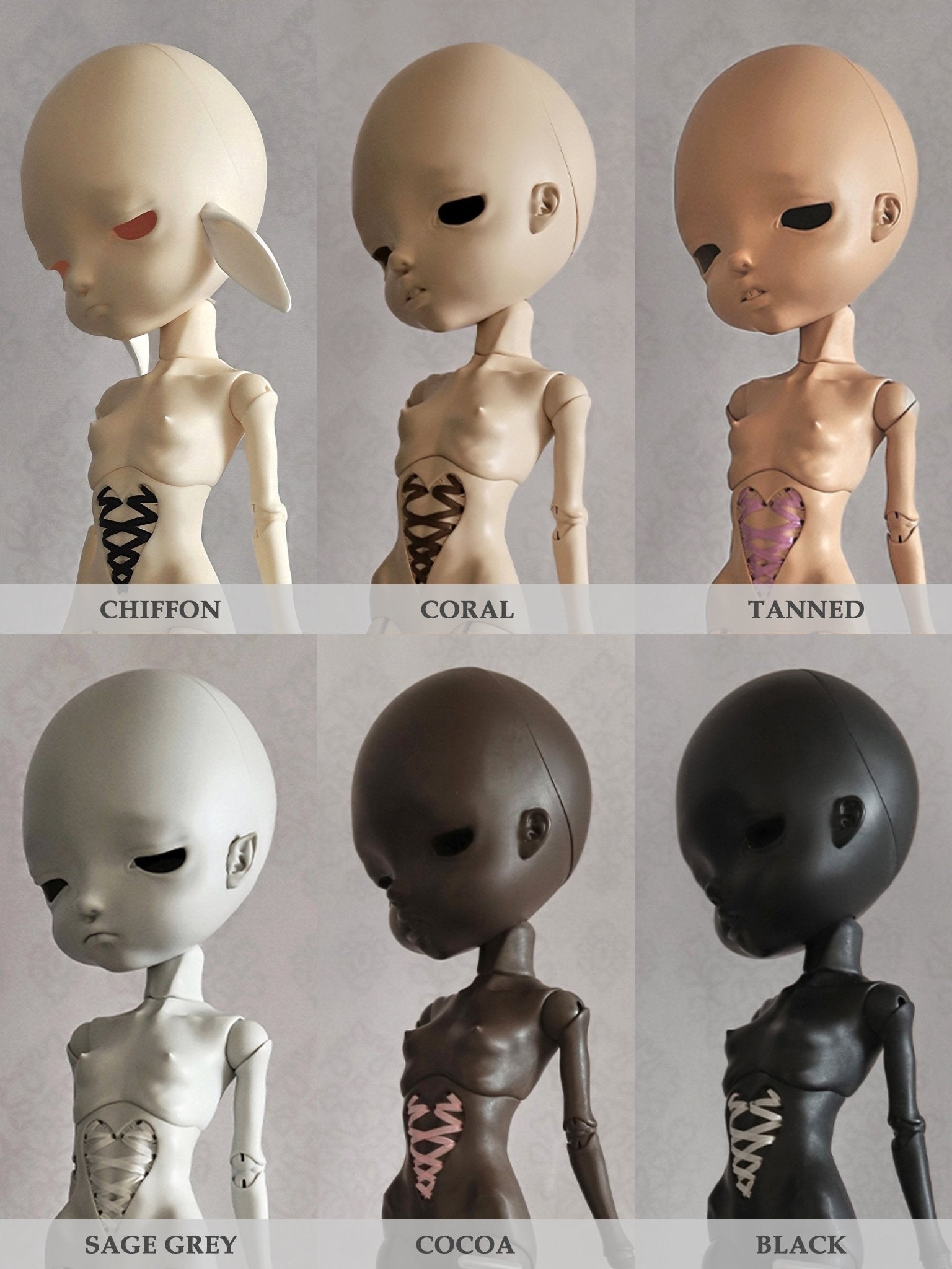 ʚɞ ⁺ Roe2me Dolly Blank Doll Mold 03 - Roe2me Dolly