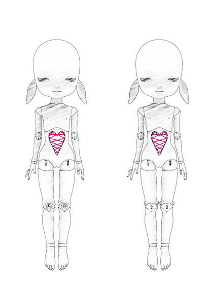 ʚɞ ⁺ Roe2me Dolly Blank Doll Mold 03