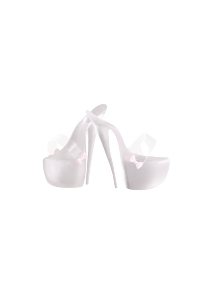 ʚɞ ⁺ Lucid Transparent Pole Dance Heels